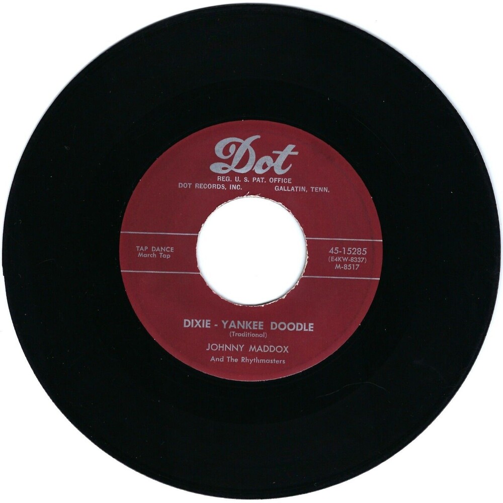 Johnny Maddox 45 RPM - Whispering / Dixie - Yankee Doodle - Dot VG Jazz '50s